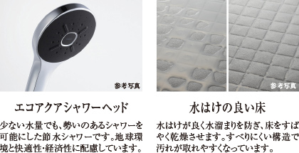 シャワーヘッド、床、オートバス、排水栓